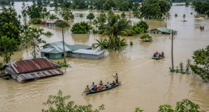বন্যা ও পাহাড় ধসে সাত জেলায় প্রাণহানি বেড়ে ৫৪