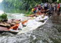 পানির চাপে গুলশান-শাহজাদপুর লিংক রোডে ধস