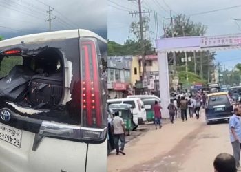 এবার সিলেটে এনসিপির গাড়িবহরে হামলা