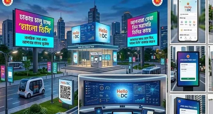 ঢাকায় চালু হচ্ছে ‘হ্যালো ডিসি’
