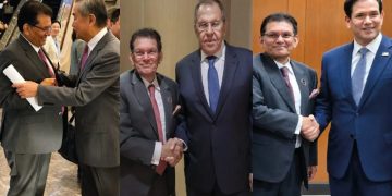 চীন, রাশিয়া ও যুক্তরাষ্ট্রের পররাষ্ট্রমন্ত্রীর সঙ্গে ড. খলিলের বৈঠক