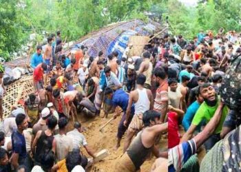 রোহিঙ্গা ক্যাম্পে পাহাড়ধসে নিহত বেড়ে ৮
