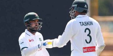 ২১৯ রানের লিড নিয়ে লাঞ্চ বিরতিতে বাংলাদেশ