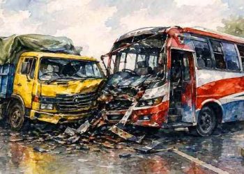 গোপালগঞ্জে বাস-ট্রাক সংঘর্ষে ৩ জনের প্রাণহানী