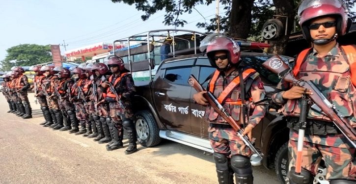 গোপালগঞ্জে ১৫ আগস্ট পর্যন্ত নিরাপত্তা জোরদার