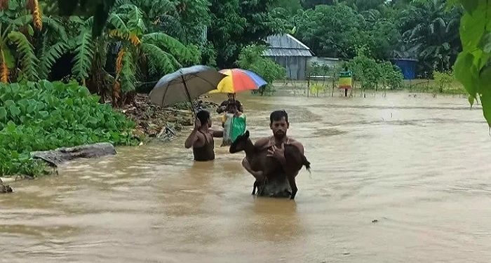 রংপুর ও সিলেটে বাড়ছে নদ-নদীর পানি, বন্যার আশঙ্কা