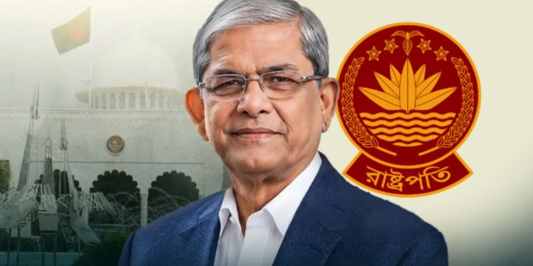 মির্জা ফখরুলকে রাষ্ট্রপতি ঘোষণা করে প্রজ্ঞাপন জারি