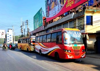 রাজবাড়ী-ফরিদপুর রুটে বাস চলাচল শুরু