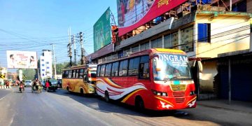 রাজবাড়ী-ফরিদপুর রুটে বাস চলাচল শুরু