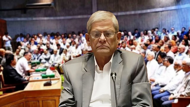 বিদায়ী বক্তব্যে কাঁদলেন মির্জা ফখরুল, চাইলেন দলীয় এমপিদের ভোট