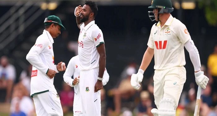 টাইগার পেসারদের তোপে ৮ উইকেট হারিয়ে বিপদে অস্ট্রেলিয়া