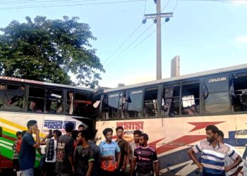 ময়মনসিংহে দুই বাসের সংঘর্ষে নিহত ৩
