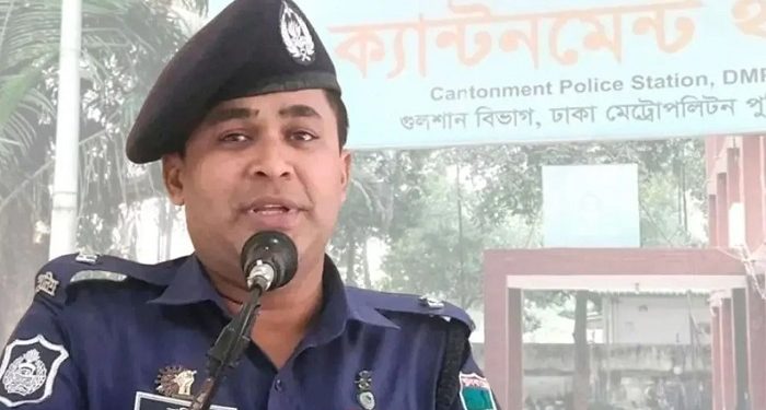 ক্যান্টনমেন্ট থানার সেই ওসি গ্রেপ্তার