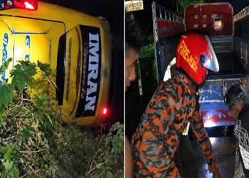 পটুয়াখালীতে বাস-অটোরিকশা সংঘর্ষ, ৪ জনের প্রাণহানী