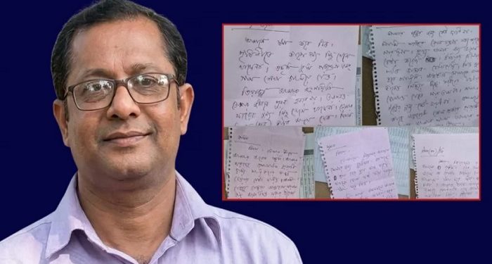 সাংবাদিক পুলক চ্যাটার্জীর লাশের সঙ্গে পাঁচটি চিরকুট