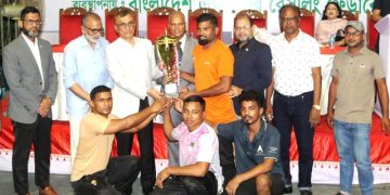 জিয়াউর রহমান স্মৃতি উন্মুক্ত কুস্তি চ্যাম্পিয়ন ঢাকার পালোয়ান দল