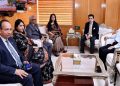 তথ্যমন্ত্রীর সঙ্গে নবনিযুক্ত প্রধান তথ্য কমিশনার ও দুই কমিশনারের সাক্ষাৎ