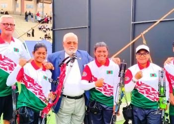 এশিয়া কাপ আর্চারিতে বাংলাদেশ নারী দলের স্বর্ণপদক জয়