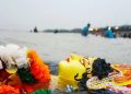 বিজয়া দশমী: অশ্রুসিক্ত ভালোবাসায় বুড়িগঙ্গায় প্রতিমা বিসর্জন
