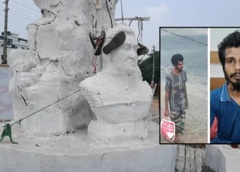 বীরশ্রেষ্ঠ হামিদুর রহমানের ভাস্কর্যে জুতার মালা, গ্রেপ্তার ১
