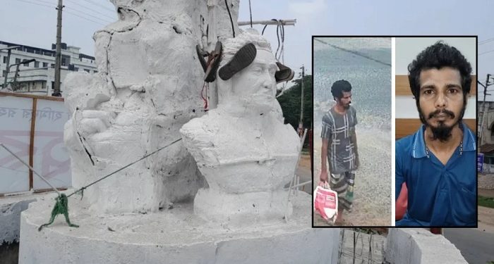 বীরশ্রেষ্ঠ হামিদুর রহমানের ভাস্কর্যে জুতার মালা, গ্রেপ্তার ১