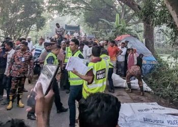 নাটোরে বাস-ট্রাকের সংঘর্ষে নিহত বেড়ে ১৪