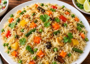 সবজি পোলাও: রঙিন সবজি দিয়ে ঝরঝরে ভাত