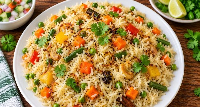 সবজি পোলাও: রঙিন সবজি দিয়ে ঝরঝরে ভাত